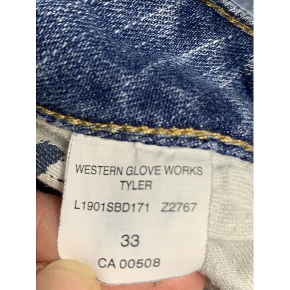 🌻2 for $20 🌻 SILVER Tyler Jeans Womens 33 Ankle Crop Blue Faded Retro - Picture 6 of 9